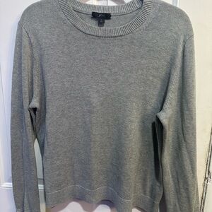 J. Crew Classic Gray Crew Neck Sweater